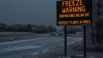freeze warning