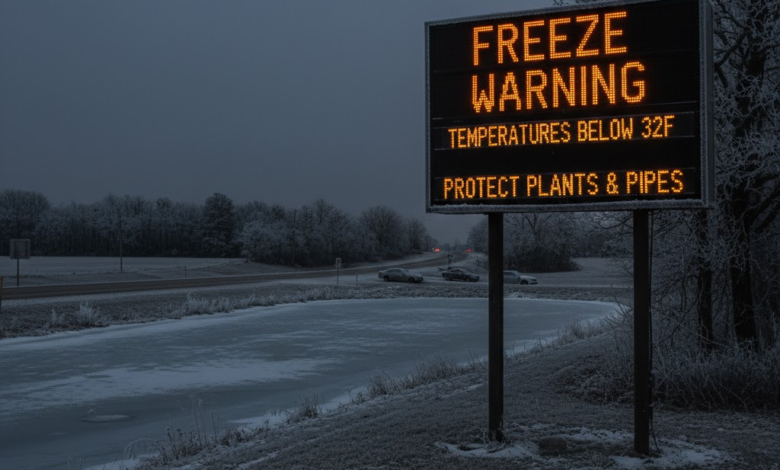 Freeze Warning Issued: What It Means and How to Stay Safe in Cold Weather freeze warning