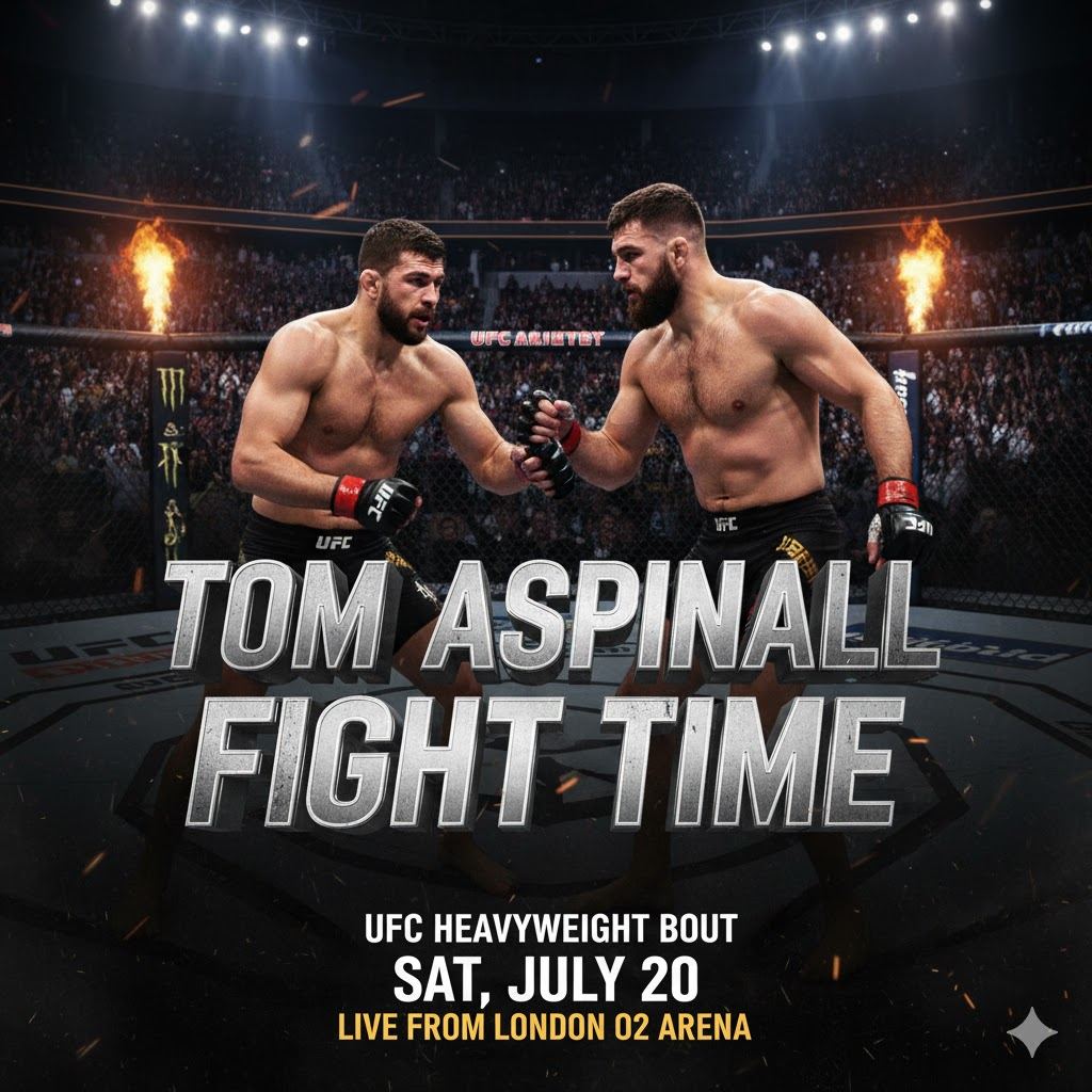 Tom Aspinall Fight Time Tonight: UFC 321 UK Start Time, Live Stream and How to Watch Tom Aspinall Fight Time Tonight: UFC 321 UK Start Time, Live Stream and How to Watch