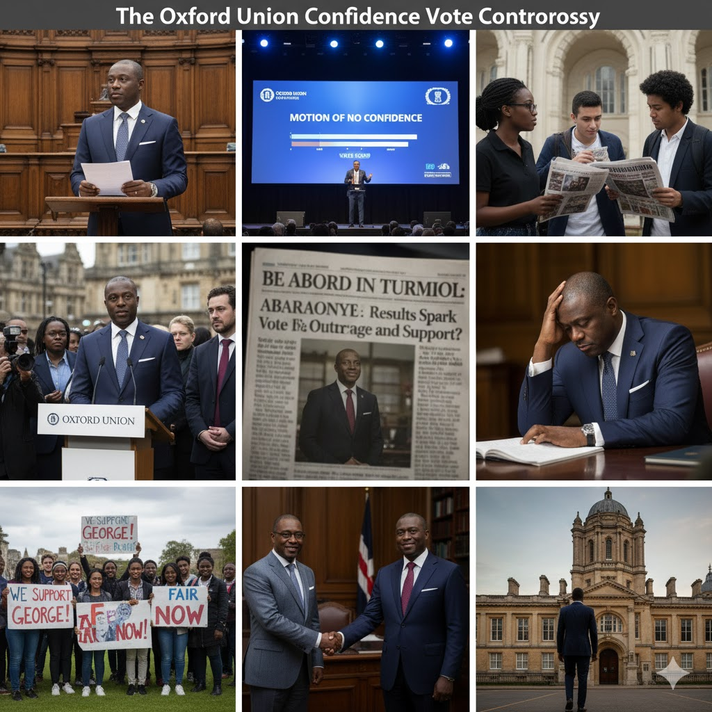 George Abaraonye Loses Oxford Union Confidence Vote But Disputes Result George Abaraonye Loses Oxford Union Confidence Vote But Disputes Result